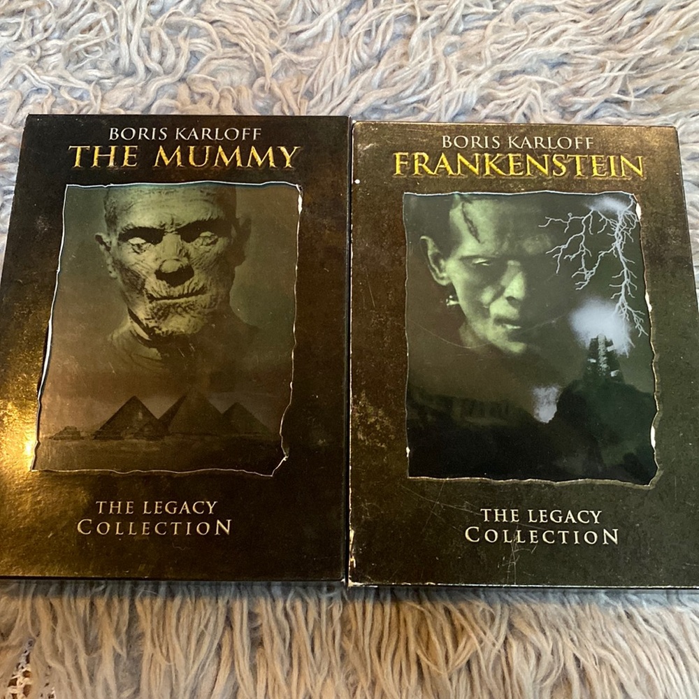 Halloween horror dvd bundle The Mummy and Frankenstein Legacy Collection